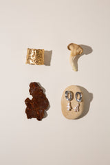 Sal Cuff Gold Plated Bangle