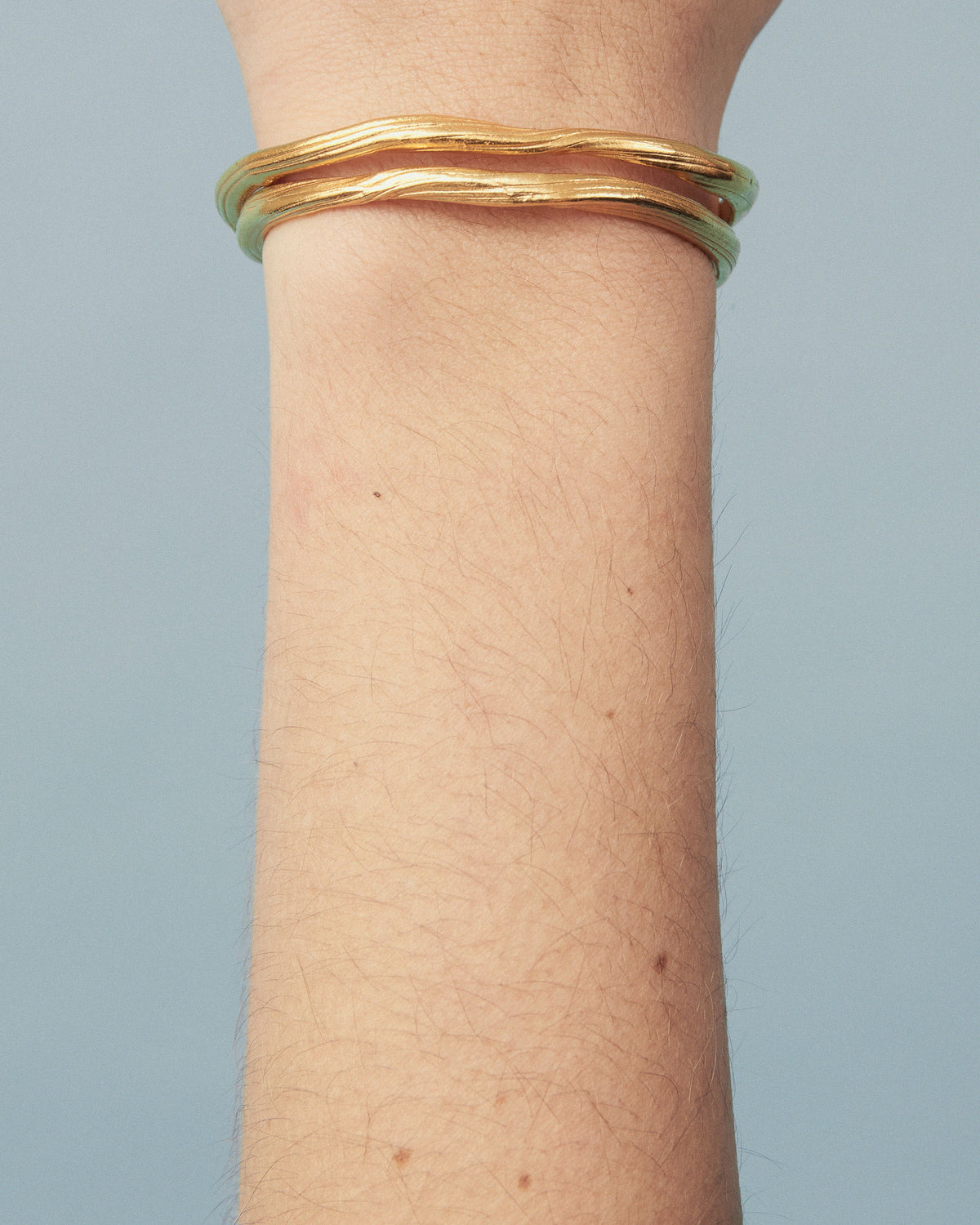 Cumaru Cuff Gold Plated Bangle