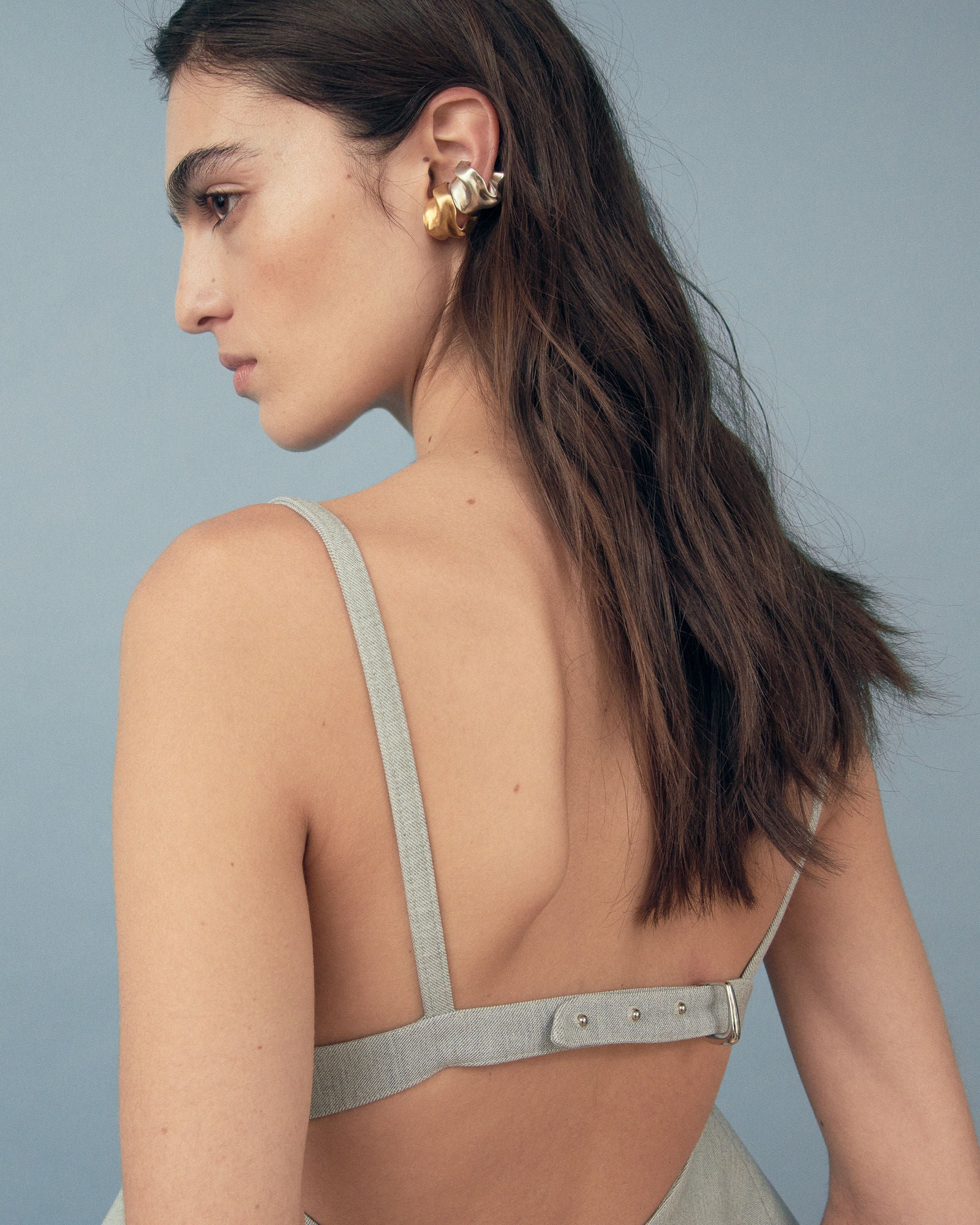 Figo Silver Ear Cuff