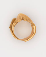 Figo L Gold Plated Ring