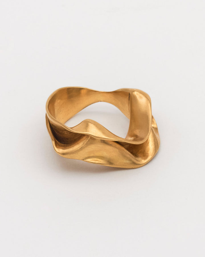 Figo S Gold Plated Ring
