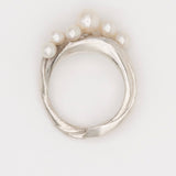 Inga Silver Ring w. Freshwater Pearls