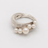Inga Silver Ring w. Freshwater Pearls