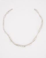 Ramo Silver Choker w. Freshwater Pearls