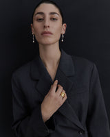 Velo Sølv Øreringe m. Ferskvandsperler