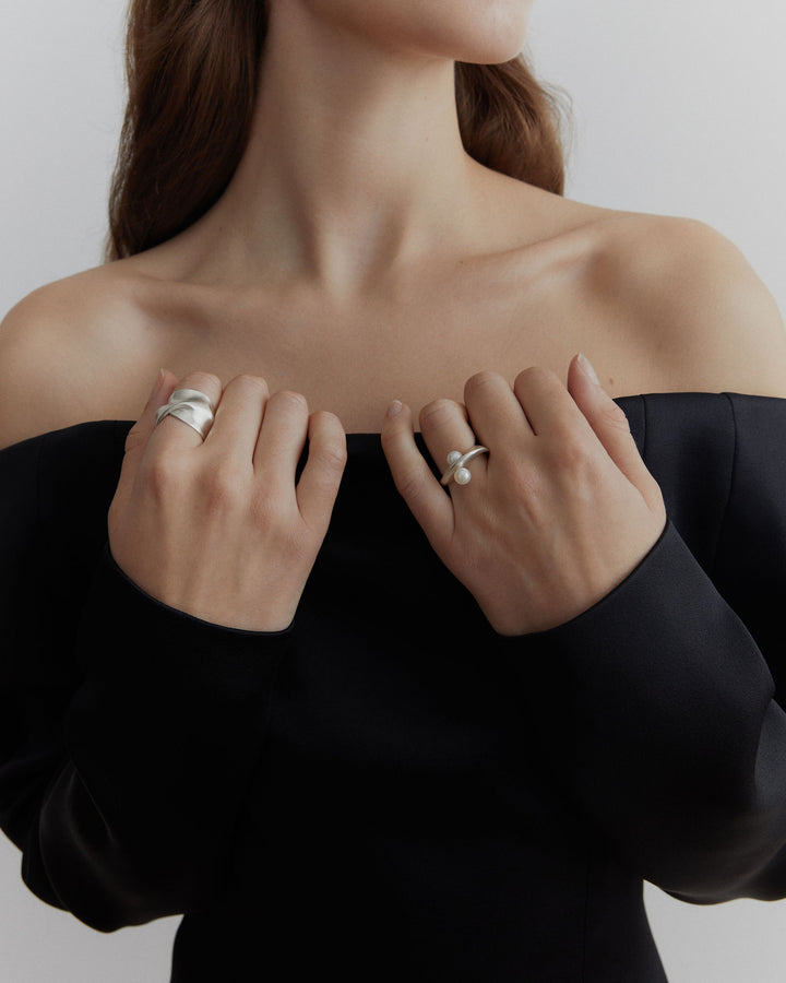 Volta Silver Ring