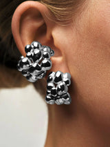 Bubble Silver Earrings