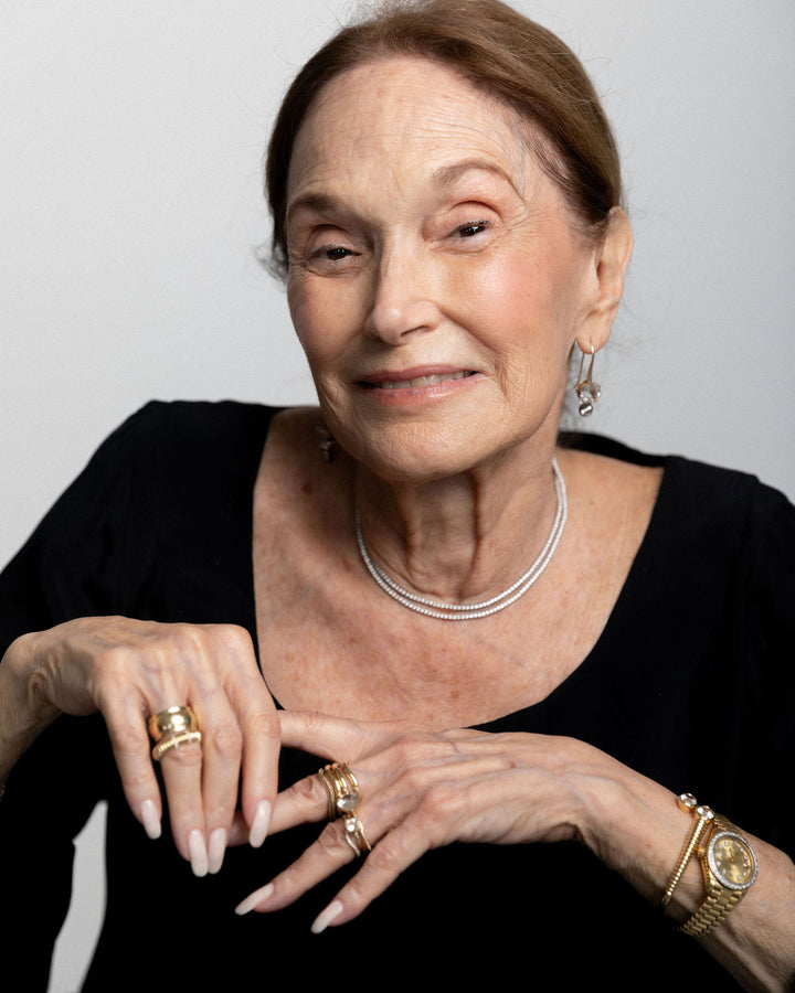 Celestial 14K Gold Necklace w. Diamonds