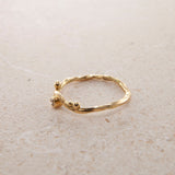 Seafire 18K & 22K Gold Ring w. Diamond