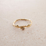 Seafire 18K & 22K Gold Ring w. Diamond