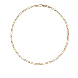Charm Link Chain 18K Gold or Whitegold Necklace