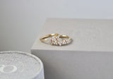 Fryd 18K Gold Ring w. 10 Diamonds