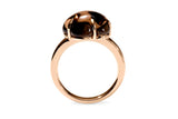 Cloud 18K Rosegold Ring w. Smokey Quartz