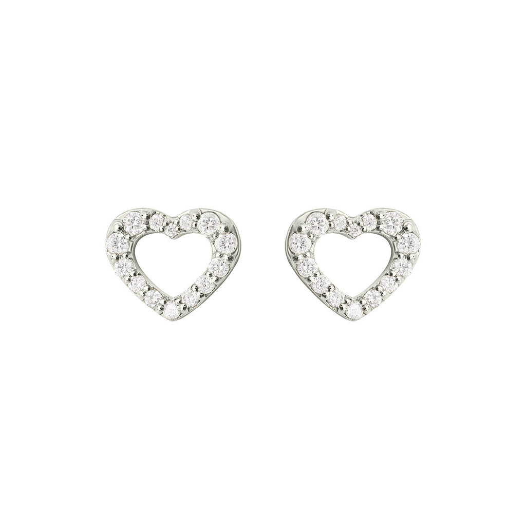 Cold, Cold Heart Ohrstecker aus 18K Weißgold mit Diamant