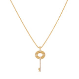 Pouvoir 18K Gold Necklace w. Lab-Grown Diamonds