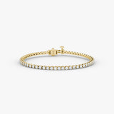 Petite Tennis 14K Gold Tennis Bracelet w. Lab-Grown Diamond
