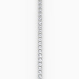Large Tennis Gold Tennis Bracelet w. Lab-Grown Diamond