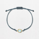 Blue Topaz Pebble 18K Gold, Bracelet