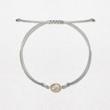 Moonstone Pebble 18K Gold Bracelet