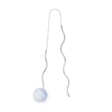 Cordelia sølv ørering m. Agat