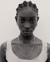 Slick Huggie Silver Earring