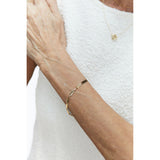 Cube N°3 18K Gold Bracelet w. Diamond