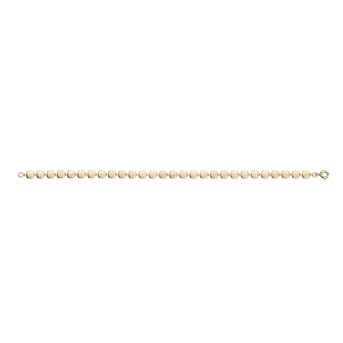 Cube N°5 18k Guld Armbånd m. Diamant