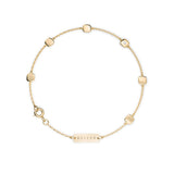 Cube N°6 18K Gold Bracelet w. Diamond
