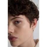 Cube N°1 18K Gold Earrings w. Diamond