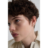 Cube N°1 18K Gold Earrings w. Diamond