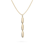 Cube N°2 18K Gold Necklace w. Diamond