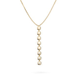 Cube N°3 18K Gold Necklace w. Diamond