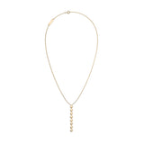 Cube N°3 18K Gold Necklace w. Diamond