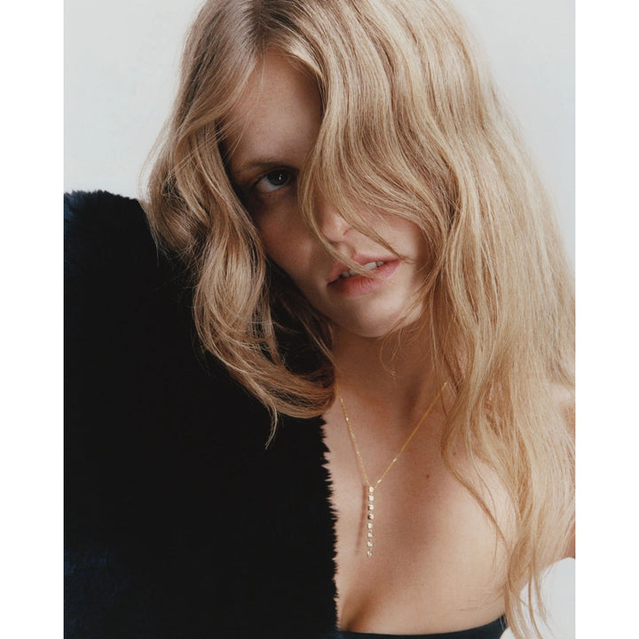 Cube N°3 18K Guld Halskæde m. Diamant