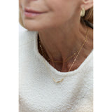 Cube N°4 18K Gold Necklace w. Diamond