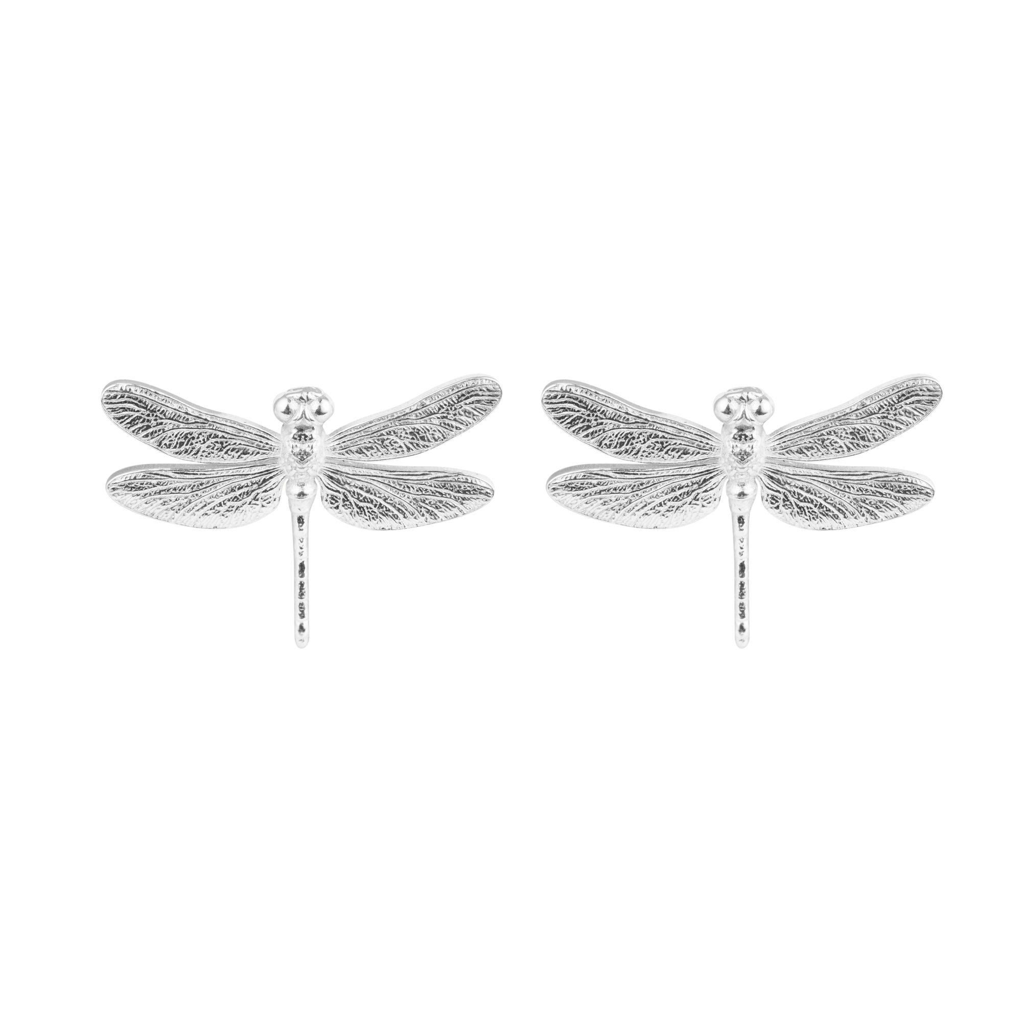 Dragonfly Silver Earring