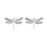 Dragonfly Sølv Øreringe