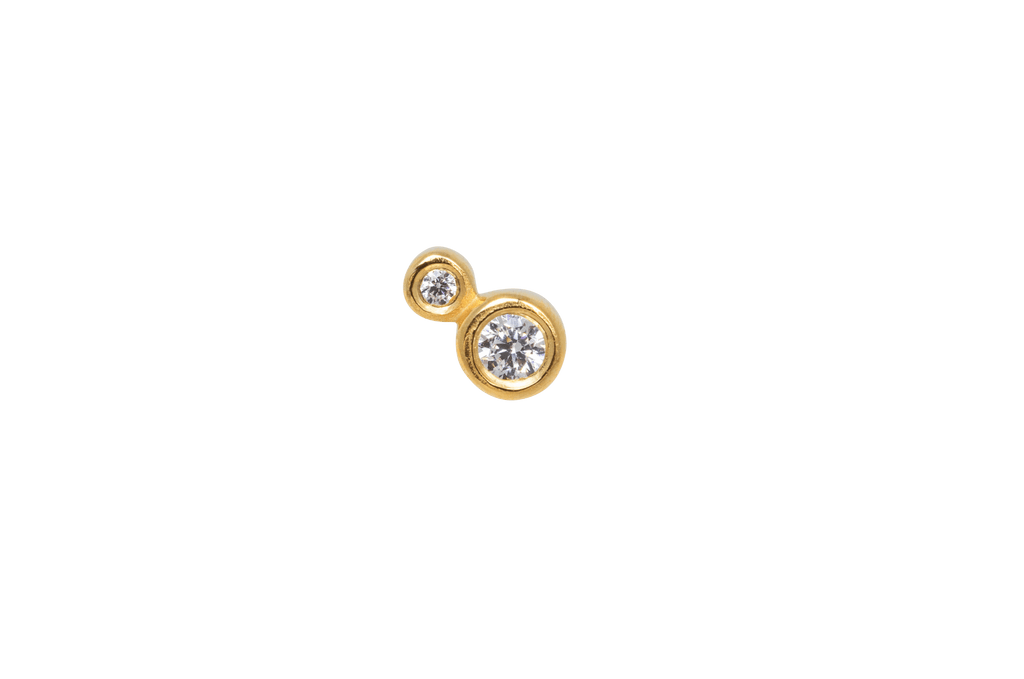 IX Couture Forgyldt Ørering
