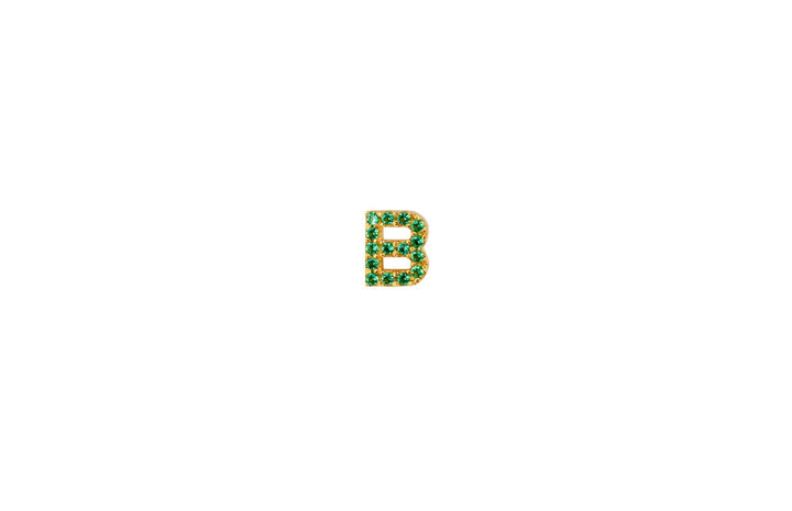 IX B 22K Forgyldt Ørestik m. Zirkon