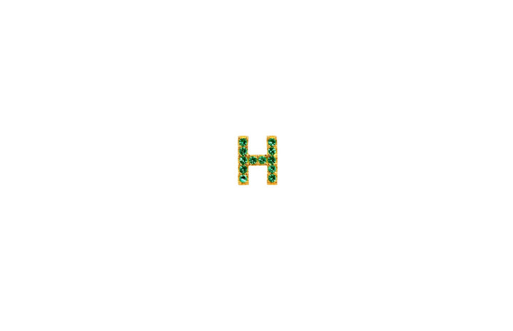 IX H 22K Forgyldt Ørestik m. Zirkon