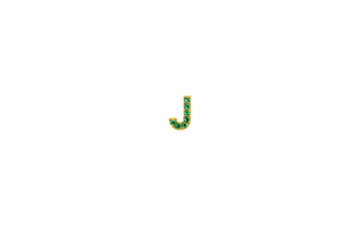 IX J 22K Forgyldt Ørestik m. Zirkon
