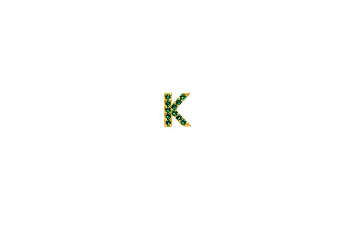 IX K 22K Forgyldt Ørestik m. Zirkon