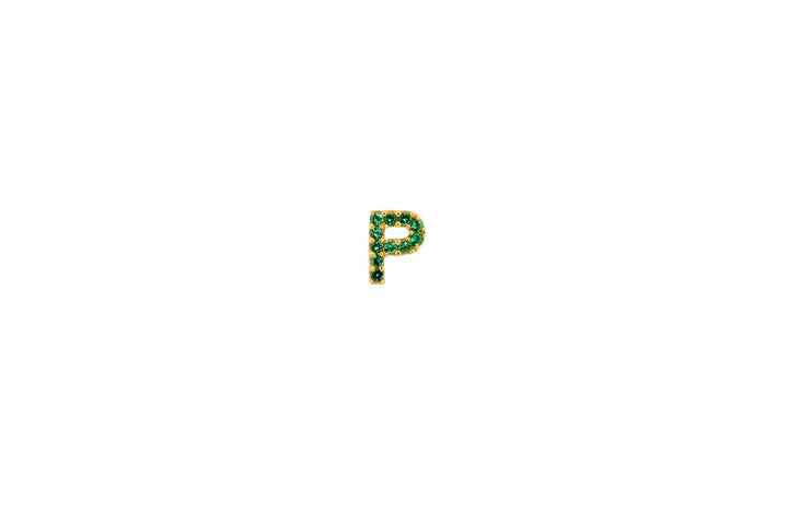 IX P 22K Forgyldt Ørestik m. Zirkon