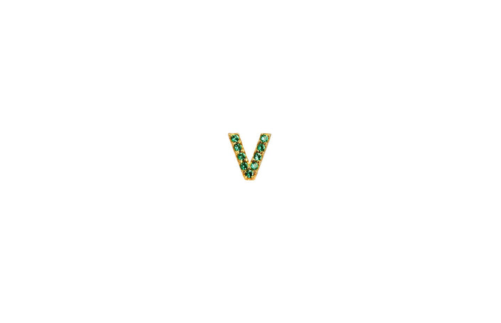 IX V 22K Forgyldt Ørestik m. Zirkon