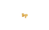 IX P 22K Gold Plated Stud