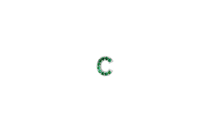 IX C Sølv Ørestik m. Zirkon