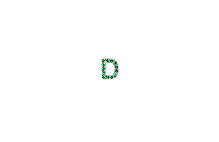 IX D Sølv Ørestik m. Zirkon