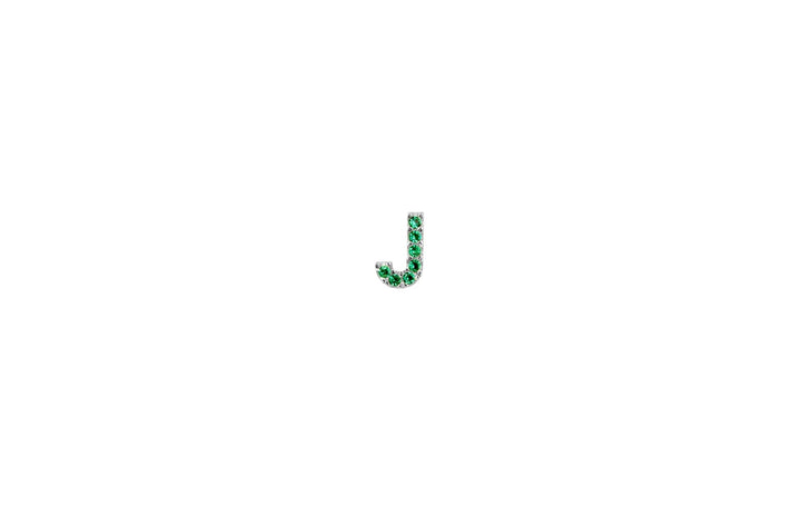IX J Sølv Ørestik m. Zirkon