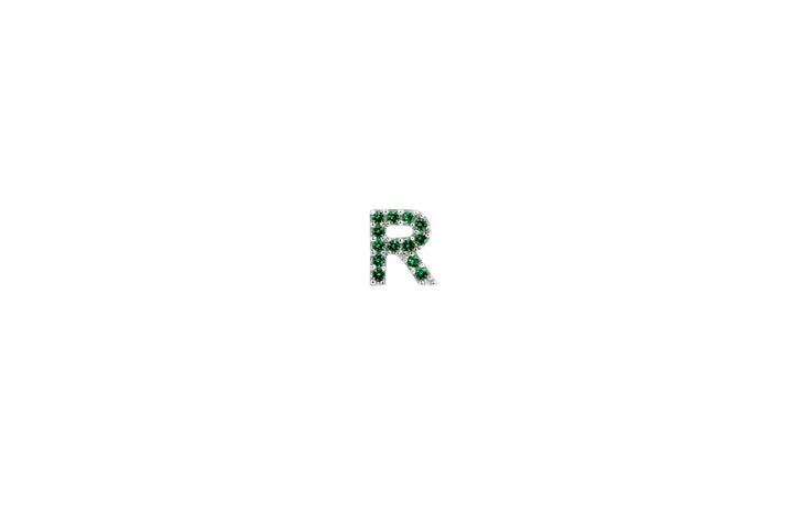IX R Sølv Ørestik m. Zirkon