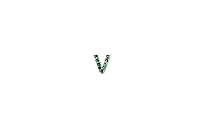 IX V Sølv Ørestik m. Zirkon